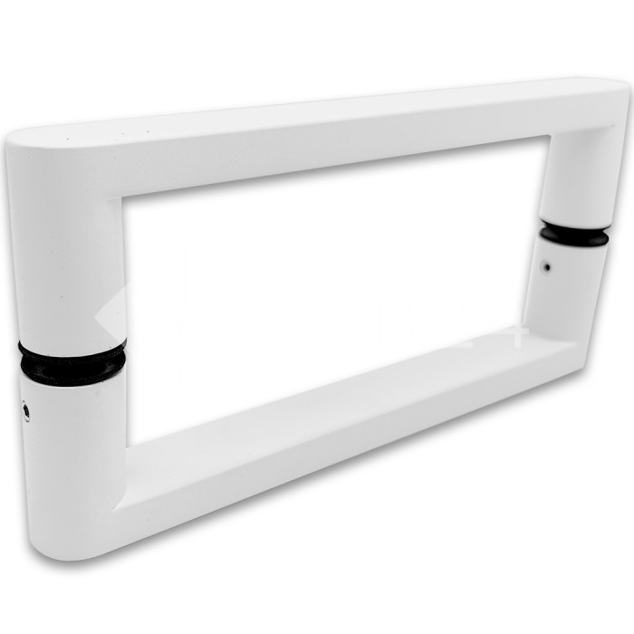 Ручка скоба FDR-86, 25*200*225 мм, нержавейка/белый