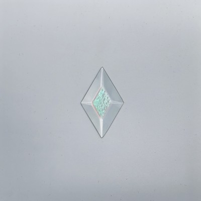 Бевелс AV131 дихроичный ромб 38 х 64 мм красная шиншилла