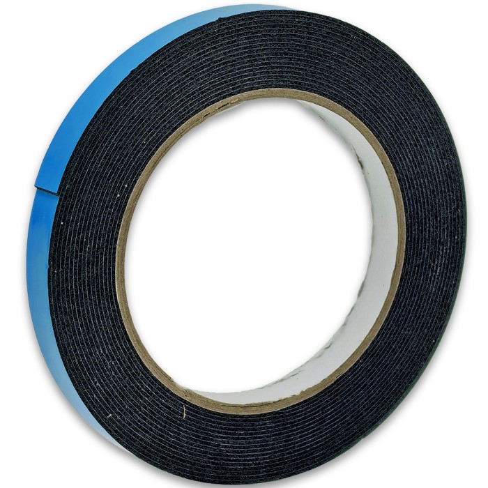 Скотч вспененный двусторонний FDA-112 BL в рулоне, ширина 12 мм, длина 5 м, серый