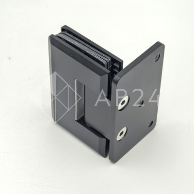 Петля Бета β FDP-20 стена-стекло с бок. креплением, латунь/черный