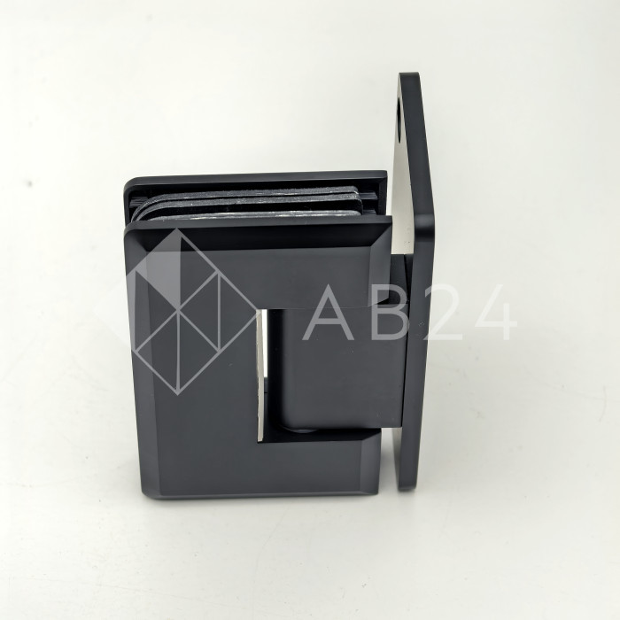 Петля Бета β FDP-20 стена-стекло с бок. креплением, латунь/черный