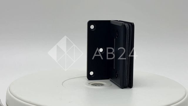 Петля Бета β FDP-20 стена-стекло с бок. креплением, латунь/черный