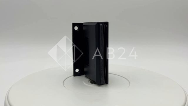 Петля Бета β FDP-21 стена-стекло центр. крепление, нержавейка/черный