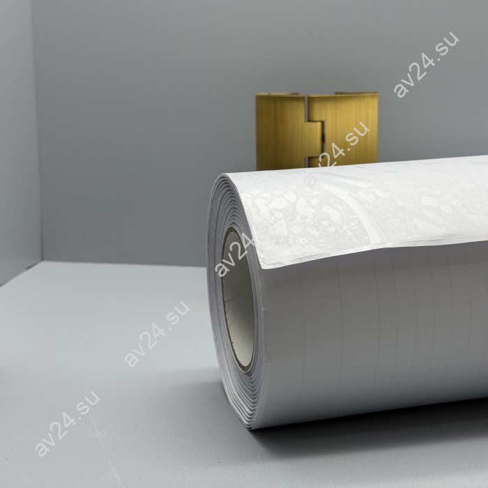 Декоративная пленка 1,52х50 м, белая матовая