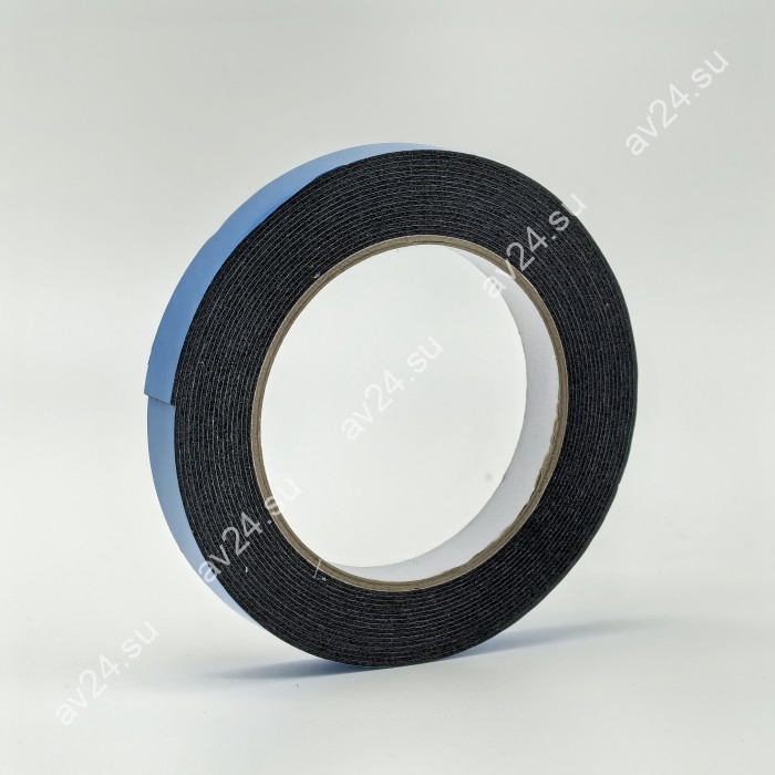 Скотч вспененный двусторонний FDA-113 BL в рулоне, ширина 15 мм, длина 5 м, серый