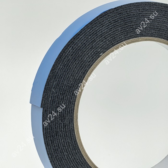 Скотч вспененный двусторонний FDA-113 BL в рулоне, ширина 15 мм, длина 5 м, серый