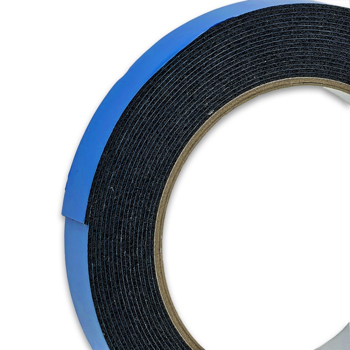 Скотч вспененный двусторонний FDA-113 BL в рулоне, ширина 15 мм, длина 5 м, серый