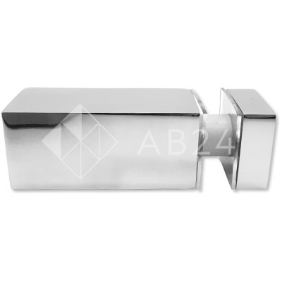 Крепление FDC-54 трубы 15х15 к стеклу, нержавейка/полированный