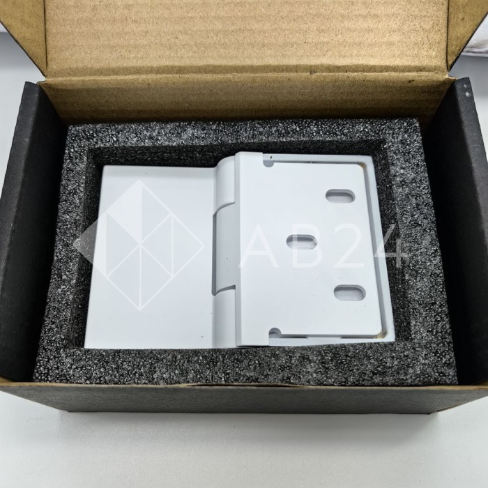 Петля Майя FDP-170 стена-стекло, открывание 90°, латунь/белый