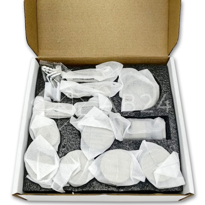 Раздвижная система Альфа α FDS-5, с двойной направляющей, нержавейка/бронза