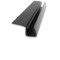 Уплотнитель ПРЕМИУМ С-образный с усом 16 мм черный 2.5 м под стекло 8 мм FDPP-418.8
