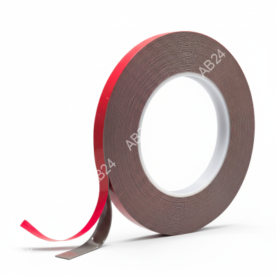 Скотч вспененный двусторонний FDA-114 BL в рулоне, ширина 20 мм, длина 5 м, серый