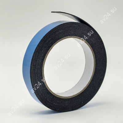 Скотч вспененный двусторонний FDA-114 BL в рулоне, ширина 20 мм, длина 5 м, серый