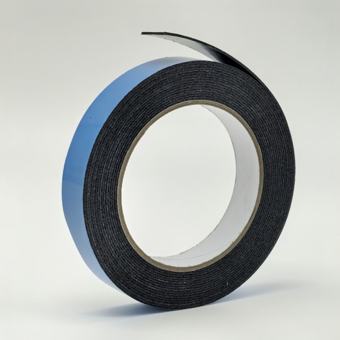 Скотч вспененный двусторонний FDA-114 BL в рулоне, ширина 20 мм, длина 5 м, серый