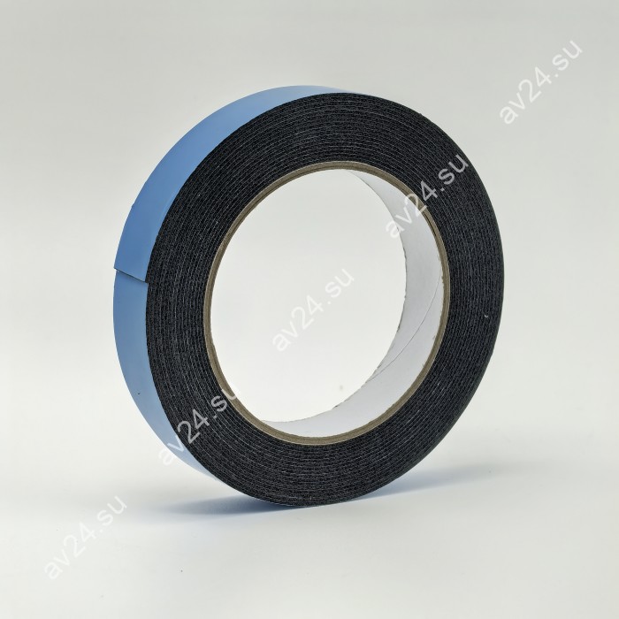 Скотч вспененный двусторонний FDA-114 BL в рулоне, ширина 20 мм, длина 5 м, серый