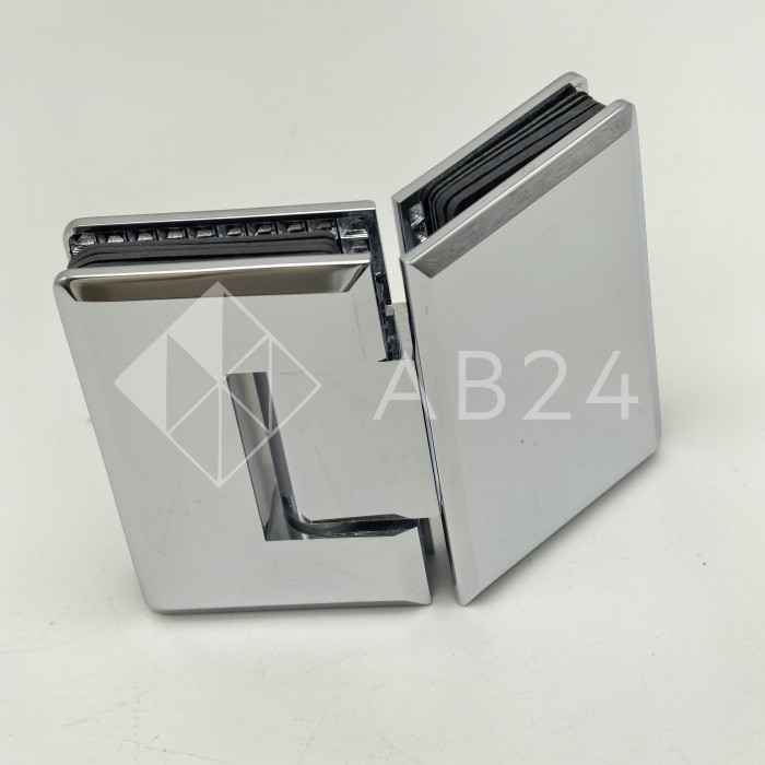 Петля Бета β FDP-24 стекло-стекло 135°, латунь/хром