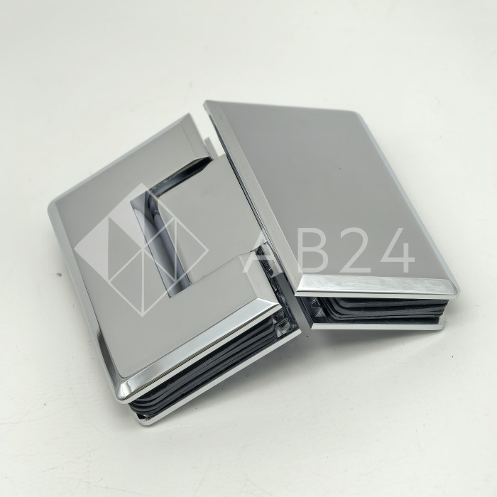 Петля Бета β FDP-24 стекло-стекло 135°, латунь/хром