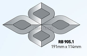 Бевелс VB 905.1/ RB 905.1 (4 элемента) 191 х 114 мм