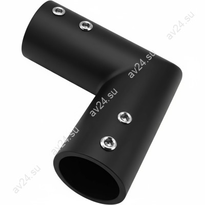 Соединитель FDC-18 трубы 19 угловой 90°, нержавейка/черный