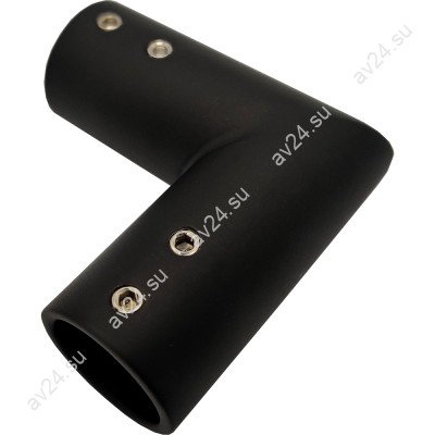 Соединитель FDC-18 трубы 19 угловой 90°, нержавейка/черный