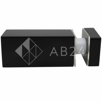 Крепление FDC-54 трубы 15х15 к стеклу, нержавейка/черный