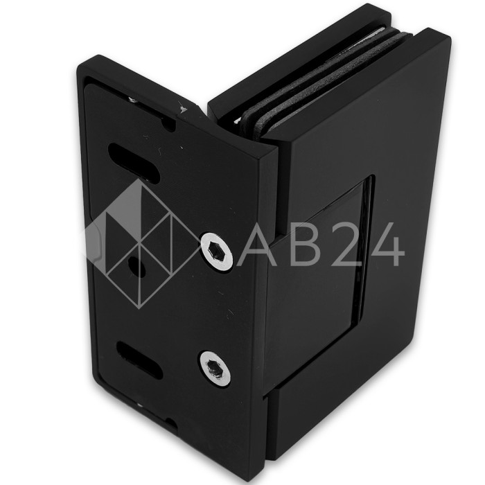 Петля Афина FDP-130 стена-стекло с бок.креплением, латунь/черный