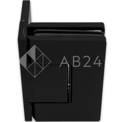 Петля Афина FDP-130 стена-стекло с бок.креплением, латунь/черный