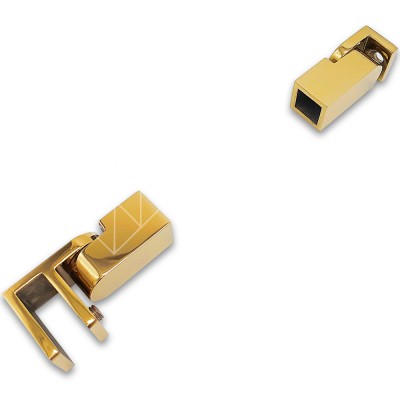 Комплект для штанги FDC-5051-DEF с дефектом 15х15 регулируемый, нержавейка/золото