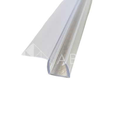 Уплотнитель ПРЕМИУМ С-образный с усом 16 мм прозрачный 2.5 м под стекло 8 мм FDPP-418.8