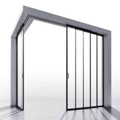 Крышка бокового профиля FMPA-10.3 для стекла угловая, длина 3м, для системы Диона FDS-19, алюминий/черный