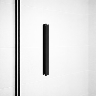 Ручка-купе FDR-303 для стеклянной двери, алюминий/черный