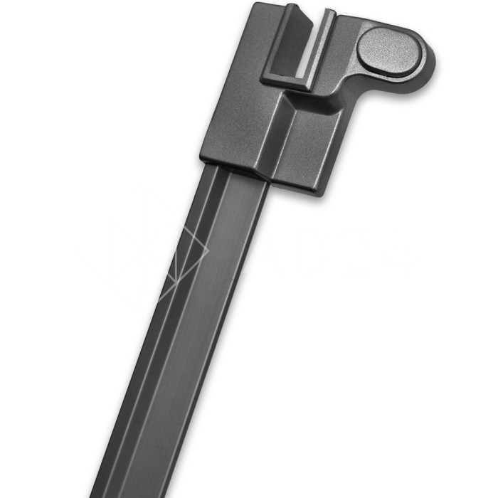 Коннектор FDPA-433L порог-стекло левый, ПВХ/оружейная сталь