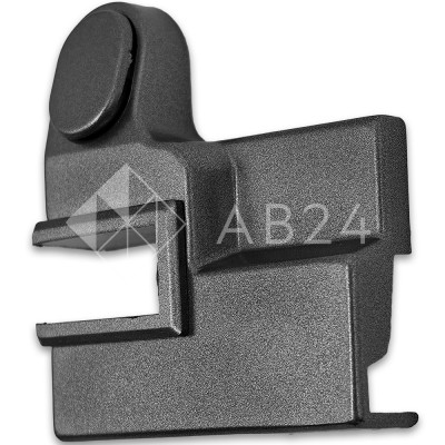 Коннектор FDPA-433L порог-стекло левый, ПВХ/оружейная сталь