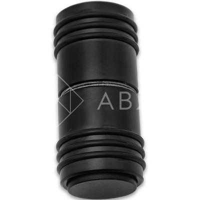 Ручка кноб Йота FDR-141 с одним резиновым торцом, алюминий/черный