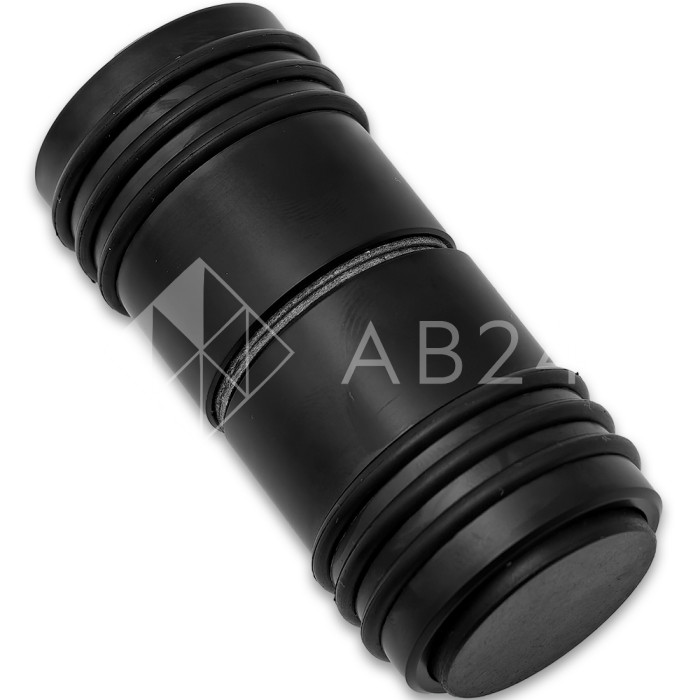 Ручка кноб Йота FDR-141 с одним резиновым торцом, алюминий/черный