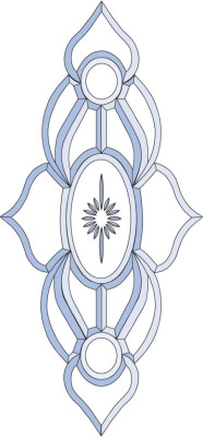 Бевелс AV328 (15 элементов) 286 х 610 мм