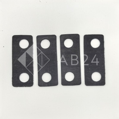 Комплект безасбестовых прокладок FDA-98 для петель серии Европа, 4 шт, черный