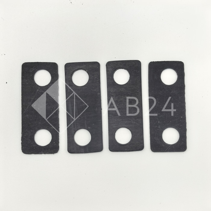 Комплект безасбестовых прокладок FDA-98 для петель серии Европа, 4 шт, черный