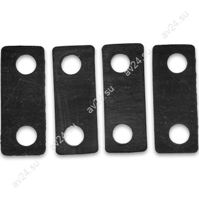 Комплект безасбестовых прокладок FDA-98 для петель серии Европа, 4 шт, черный