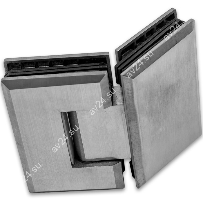 Петля Бета β FDP-24 стекло-стекло 135°, нержавейка/матовый