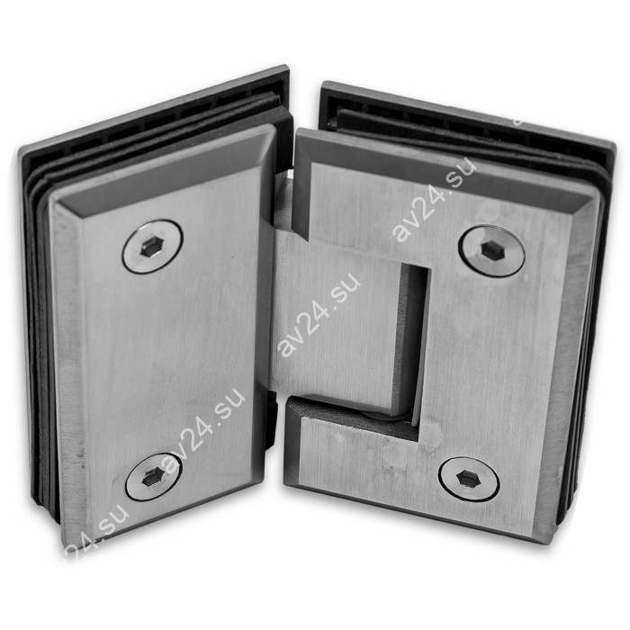 Петля Бета β FDP-24 стекло-стекло 135°, нержавейка/матовый