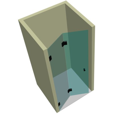 Душевая дверь гармошка DK-110