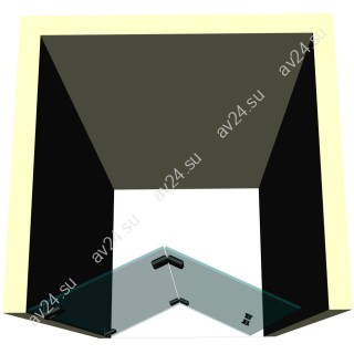 Душевая дверь гармошка DK-110