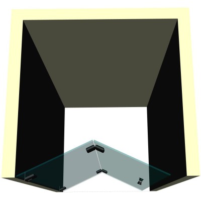 Душевая дверь гармошка DK-110