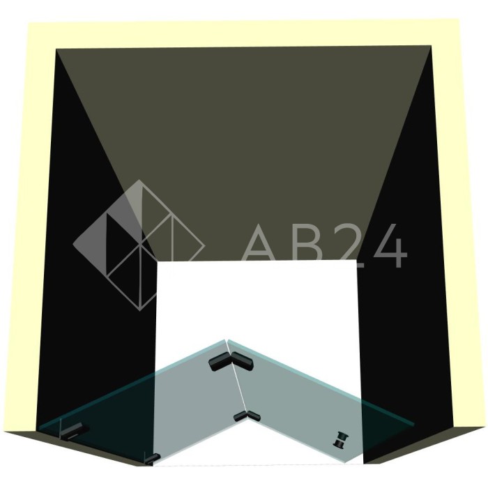 Душевая дверь гармошка DK-110