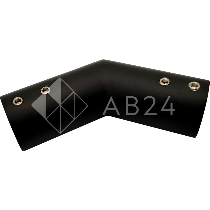 Соединитель FDC-19 трубы 19 угловой 135°, нержавейка/черный