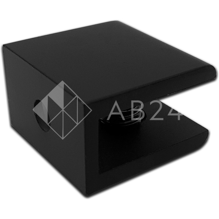 Полкодержатель FDA-20 для стекла 8-10 мм, цинк/черный