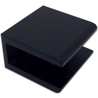 Полкодержатель FDA-20 для стекла 8 мм, цинк/черный