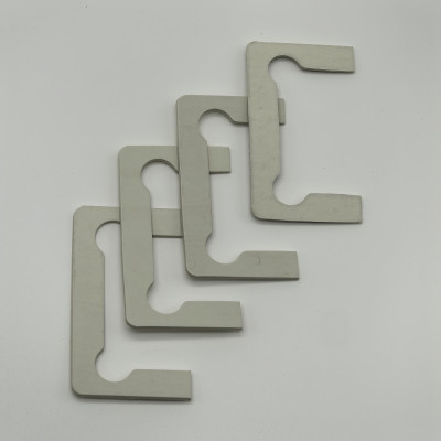 Комплект безасбестовых прокладок для петель душевых кабин 4 шт, FDA-86 белый