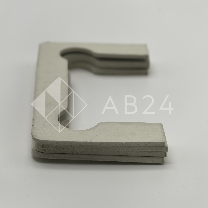 Комплект безасбестовых прокладок для петель душевых кабин 4 шт, FDA-86 белый